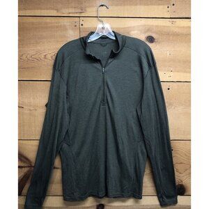 KUHL 1/4 Pullover Long Sleeve Mens Size 2XL Outdoors Hiking Outdoors Green